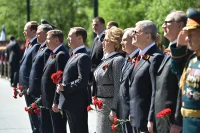 На церемонии возложения цветов на Могиле Неизвестного Солдата.Фото: ПГ / Игорь Самохвалов