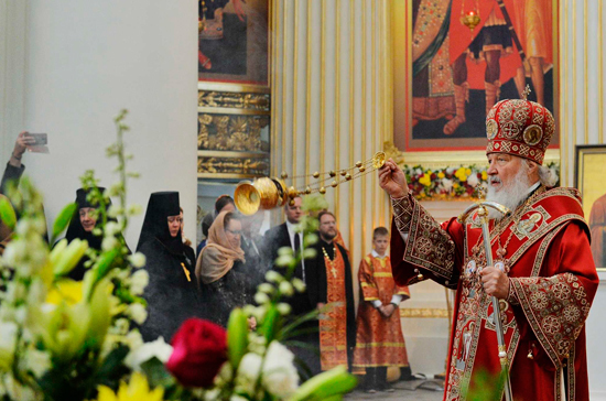 Патриарх Кирилл освятил два храма в Санкт-Петербурге