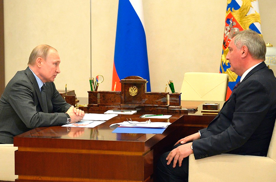Путин предложил Рогозину возглавить Роскосмос