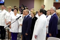 Президент России навестил пациентов Морозовской детской больницы