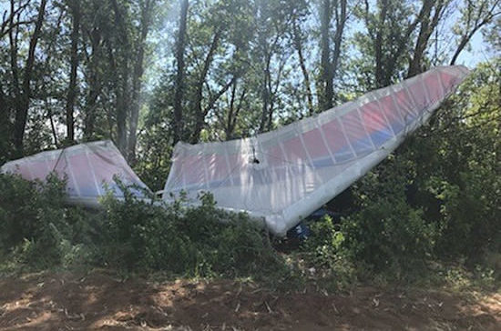СК Волгоградской области проводит проверку по поводу гибели пилота при крушении мотодельтаплана