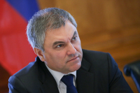 Володин: работа межпарламентской комиссии России и Франции возобновится летом этого года