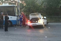 В ДТП с автобусом в Симферополе погибла женщина