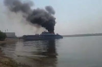 В Иркутске устанавливают причины возгорания на борту теплохода «Баргузин» с 78 пассажирами