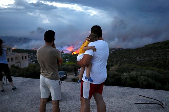 Греция скорбит по жертвам лесных пожаров