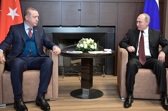 Путин и Эрдоган обсудили по телефону последние события в Сирии