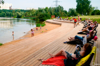 Главную входную группу парка «Вагоноремонт» отреставрировали в Москве