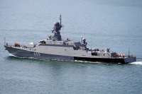 Ракетный корабль Черноморского флота направляется в Средиземное море