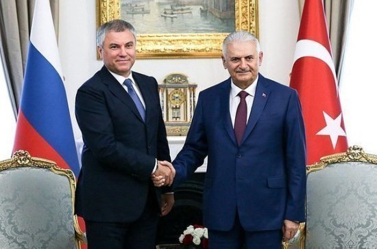 Вячеслав Володин и Председатель парламента Турции обсудили возможность создания комиссии высокого уровня.