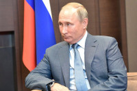 Путин провёл встречу с президентом Южной Осетии Бибиловым