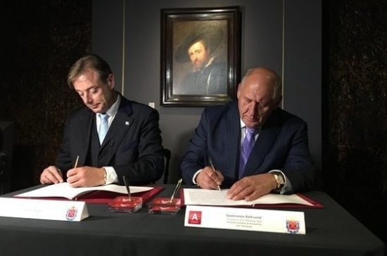 Санкт-Петербург и Антверпен подписали «дорожную карту» о сотрудничестве до 2021 года