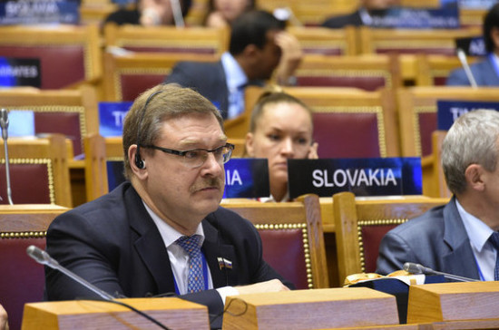 Косачев: МПС против применения санкций в отношении парламентариев 