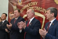 Геннадий Зюганов, руководитель фракции КПРФ: «Комсомол каждому дал путёвку в жизнь, учил только доброму и вечному. Он сумел впитать в себя все, что Ленин предлагал для построения нового мира». Фото: ПГ/Юрий Инякин