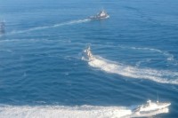 Украина отправила подкрепление к трем кораблям в Черном море