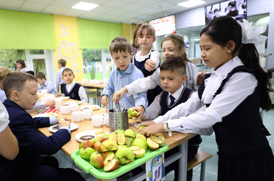 Сенаторы предлагают уравнять цены на школьные обеды по всей России