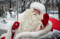 Дед Мороз из Великого Устюга встретился с коллегой из Финляндии  