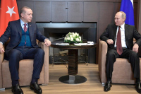 Путин и Эрдоган могут встретиться в первой половине 2019 года, заявил Песков