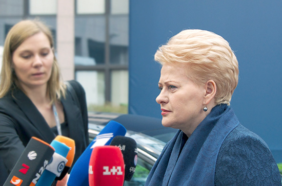 В Литве человеком года признали президента Далю Грибаускайте