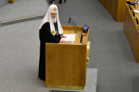 Патриарх Кирилл призвал депутатов обеспечить пенсионными льготами многодетных женщин