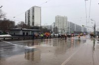 Движение по Липецкой улице от МКАД в центр перекрыто из-за подтопления