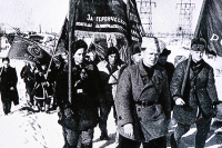 Параду партизан в Ленинграде исполнилось 75 лет