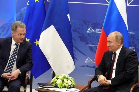 Путин на встрече с Ниинистё отметил развитие отношений России и Финляндии