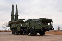 Военные под Астраханью выполнили успешный пуск ракеты комплекса «Искандер-М»