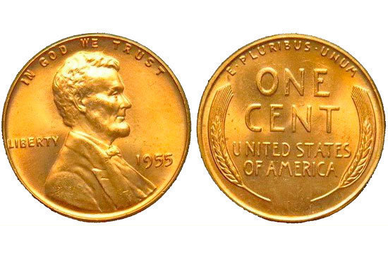 Национальный девиз США впервые напечатали на одноцентовой монете