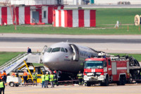 Возгорание SSJ-100 произошло после посадки, заявили в аэропорту Шереметьево