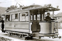 Где появился первый в мире трамвай