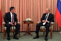 Путин встретился с президентом Киргизии в Бишкеке