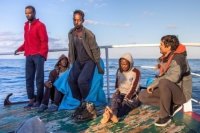 В Средиземном море затонуло судно с беженцами из Ливии