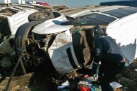 В Крыму при столкновении грузовика с микроавтобусом погиб человек