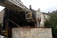 В Севастополе произошёл пожар в многоквартирном доме