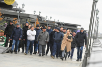 Минниханов ознакомился с ходом строительства первого в Казани экстрим-парка