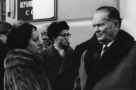 Индира Ганди и Иосип Броз Тито. фото: яков гудков