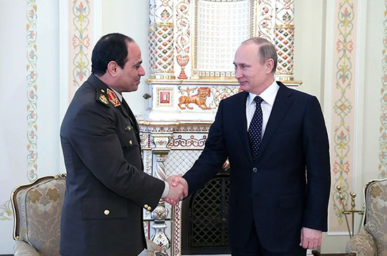 Визит Путина в Египет запланирован на 2020 год