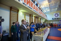 Романов приветствовал участников Всероссийского турнира по греко-римской борьбе