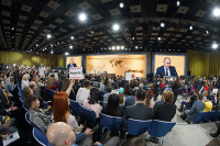 Романов назвал формат большой пресс-конференции Путина исключительным способом обратной связи с обществом
