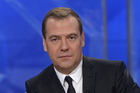 Медведев поздравил россиян с наступающим Новым годом