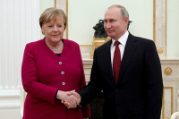 Путин и Меркель обсудили предстоящую конференцию по ливийскому урегулированию