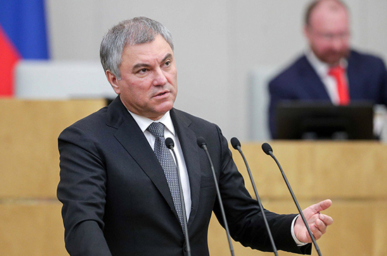 Володин предложил подумать над кредитными каникулами для бизнеса в связи с коронавирусом