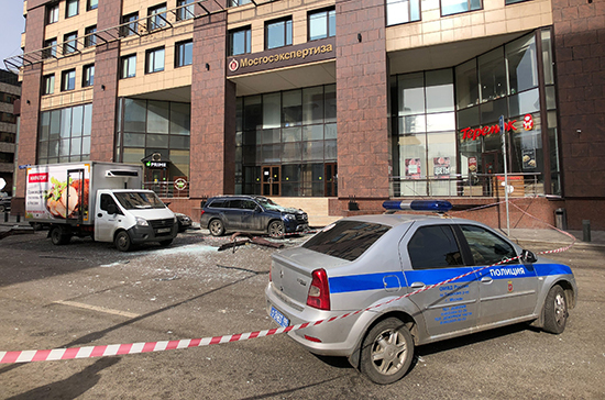 Взрыв произошел в здании бизнес-центра в Москве