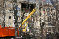 В Орехово-Зуеве начали восстанавливать разрушенный взрывом газа дом
