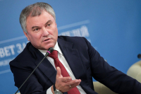 Володин призвал депутатов дистанционно участвовать в телевизионных передачах