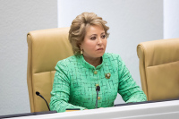 Матвиенко призвала сенаторов «беречь себя» и минимизировать очные контакты