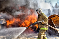 Пожар на газораспределительной станции в Казани потушили