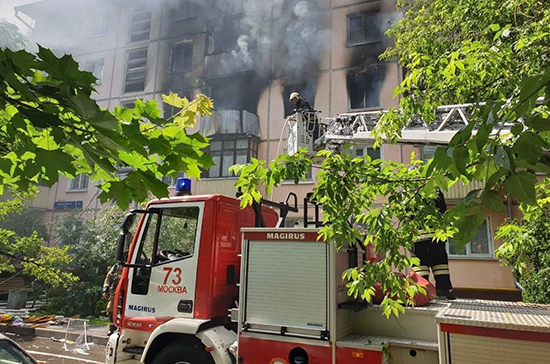 В жилом доме на северо-востоке Москвы произошёл взрыв