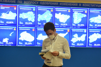 Средняя явка по России на голосовании составила 59,60% на 14:00