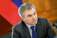 Володин заявил, что Россия сможет наказывать украинских политиков за призывы вернуть Крым